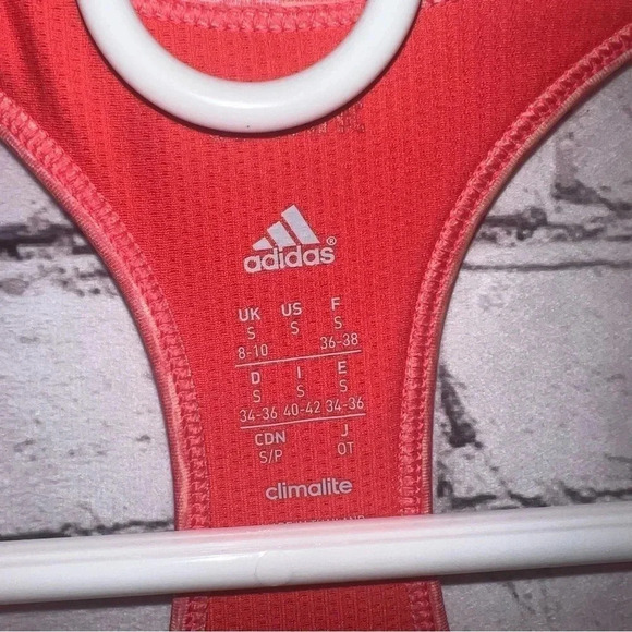 Adidas Women’s Size Small Coral Space Dye Sports Bra - Picture 3 of 5